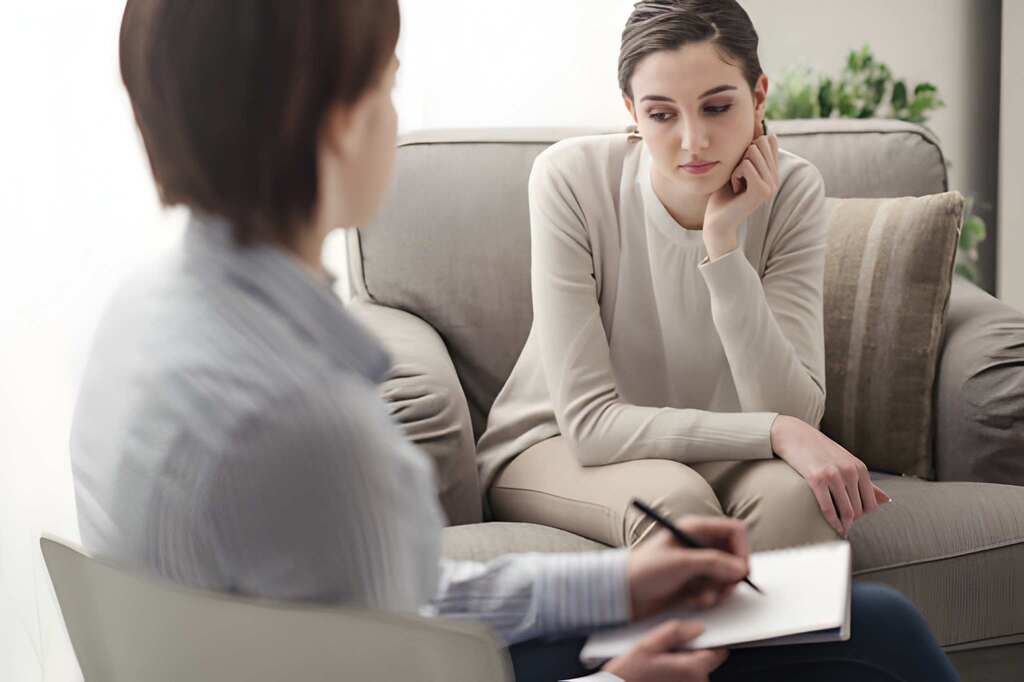 Girne Psikolog Rehberi: Girne’de Psikolojik Destek Almak İsteyenler İçin Kapsamlı Blog 3 girne psikolog desteği alan bir kadın danışan