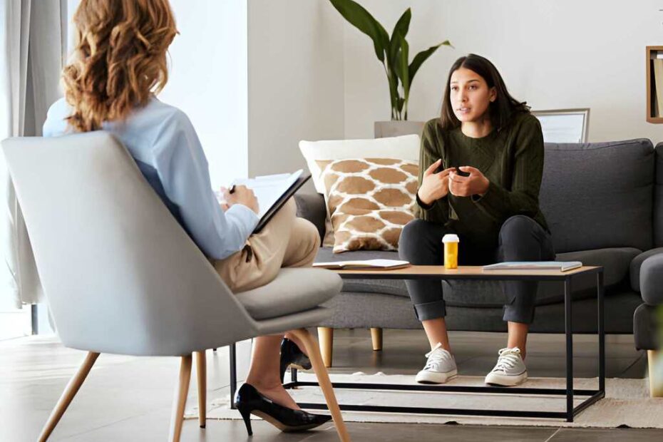 Kıbrıs'ın En İyi Psikoloğu: Doğru Uzmanı Seçmek İçin Kapsamlı Rehber 1 kıbrıs'ın en iyi psikoloğu ile görüşen bir danışan görseli